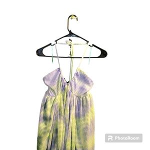 NWT, Wild Fable XS Blue and Green Tie Dye Dress